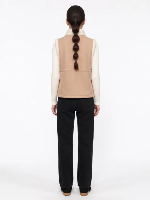 Women's quilted ski vest to layer over knitwear — Après Vest by LAYRÉS