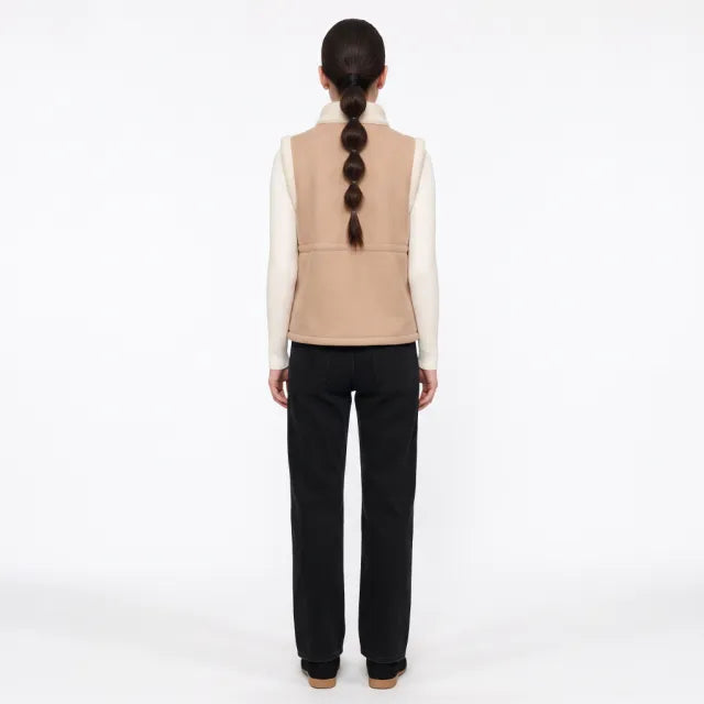Women's quilted ski vest to layer over knitwear — Après Vest by LAYRÉS