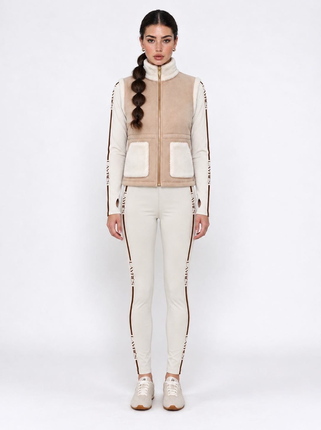 LAYRÉS Après Vest, quilted layer lined in Sherpa fleece