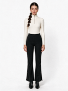 LAYRÉS St Moritz bodysuit, 90% merino 10% cashmere cable knit