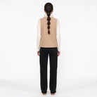 Women's quilted ski vest to layer over knitwear — Après Vest by LAYRÉS