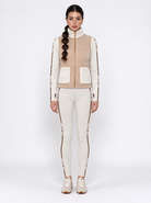 LAYRÉS Après Vest, quilted layer lined in Sherpa fleece