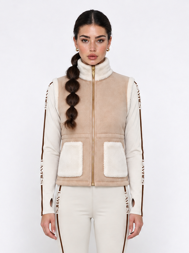 Après Vest — women's fleece-lined quilted vest | LAYRÉS